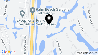 Map of 73 Saint George Place, Palm Beach Gardens FL, 33418
