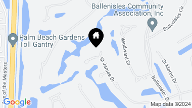 Map of 71 Saint James Terrace, Palm Beach Gardens FL, 33418