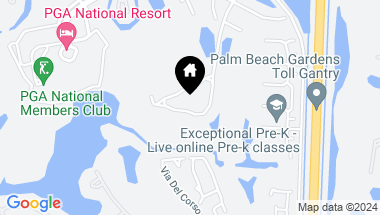Map of 216 Old Meadow Way, Palm Beach Gardens FL, 33418