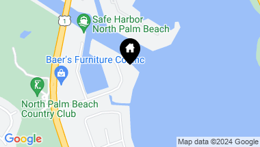 Map of 44 Yacht Club Drive 411, North Palm Beach FL, 33408