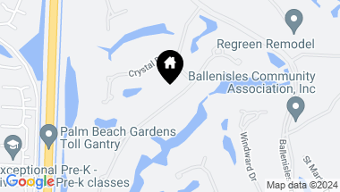 Map of 40 Saint George Place, Palm Beach Gardens FL, 33418