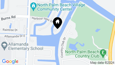 Map of 756 Harbour Isles Court, North Palm Beach FL, 33410