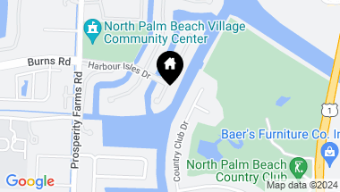 Map of 764 Harbour Isle Court, North Palm Beach FL, 33410