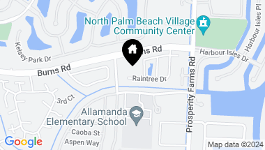 Map of 1056 Raintree Drive, Palm Beach Gardens FL, 33410