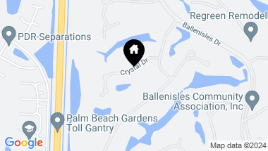 Map of 1108 Crystal Drive, Palm Beach Gardens FL, 33418