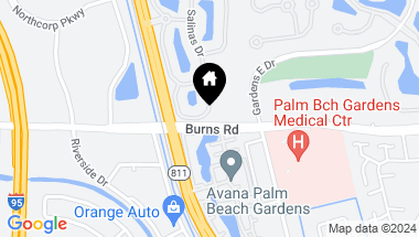 Map of 230 Fortuna Drive, Palm Beach Gardens FL, 33410