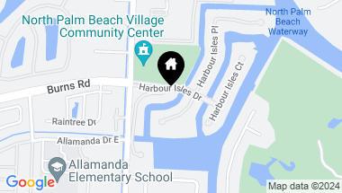Map of 768 Harbour Isles Way, North Palm Beach FL, 33410