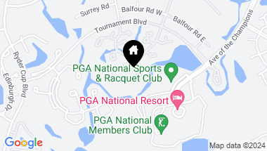 Map of 520 Club Dr, Palm Beach Gardens FL, 33418