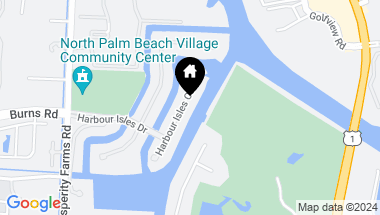 Map of 792 Harbour Isles Court, North Palm Beach FL, 33410