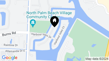 Map of 784 Harbour Isles Place, North Palm Beach FL, 33410