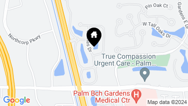 Map of 401 Capistrano Drive, Palm Beach Gardens FL, 33410