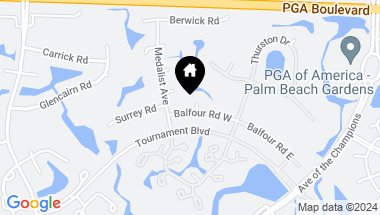 Map of 6 Balfour Court, Palm Beach Gardens FL, 33418