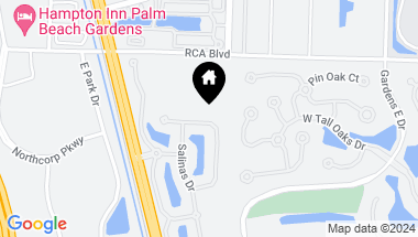 Map of 476 Capistrano Drive, Palm Beach Gardens FL, 33410