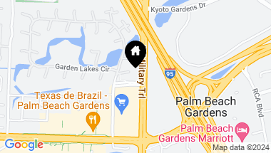 Map of 114 1st Lane, Palm Beach Gardens FL, 33418