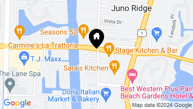 Map of 2200 Pga Boulevard 110, Palm Beach Gardens FL, 33410