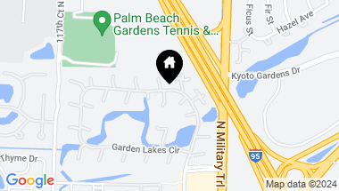 Map of 730 7th Lane, Palm Beach Gardens FL, 33418