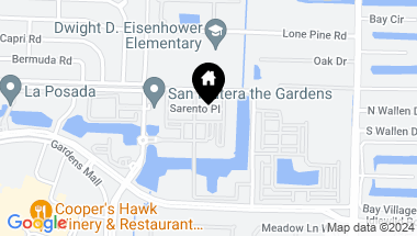 Map of 2804 Sarento Place 115, Palm Beach Gardens FL, 33410