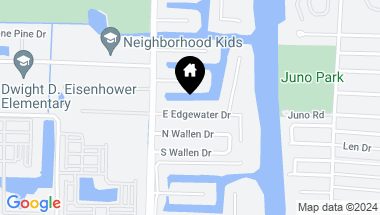 Map of 2385 Edgewater Drive, Palm Beach Gardens FL, 33410