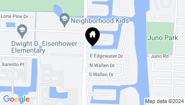 Map of 2443 Edgewater Drive, Palm Beach Gardens FL, 33410
