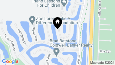 Map of 219 Andalusia Drive, Palm Beach Gardens FL, 33418