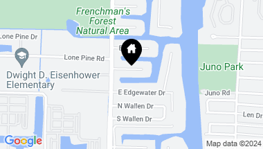 Map of 2408 Azure Circle, West Palm Beach FL, 33410