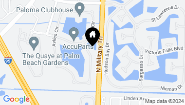 Map of 12113 Aviles Circle, Palm Beach Gardens FL, 33418
