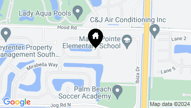 Map of 156 Isle Verde Way, Palm Beach Gardens FL, 33418