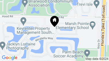 Map of 249 Isle Verde Way, Palm Beach Gardens FL, 33418