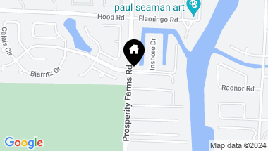 Map of 2476 Shore Drive, Palm Beach Gardens FL, 33410