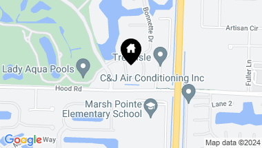 Map of 6205 Celadon Circle, West Palm Beach FL, 33418