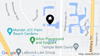Map of 2139 Milano Court, Palm Beach Gardens FL, 33418