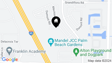 Map of 4210 Mendel Lane, Palm Beach Gardens FL, 33418