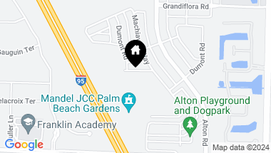 Map of 4218 Mendel Lane, Palm Beach Gardens FL, 33418