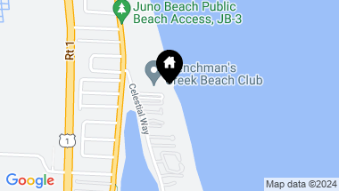 Map of 370 Mercury Road 1, Juno Beach FL, 33408