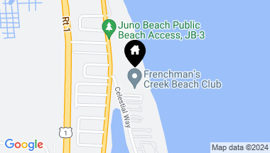 Map of 450 Ocean Drive 405, Juno Beach FL, 33408