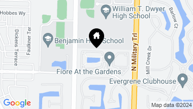 Map of 6107 Myrtlewood Circle W, Palm Beach Gardens FL, 33418