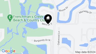 Map of 3080 Miro Drive S, Palm Beach Gardens FL, 33410