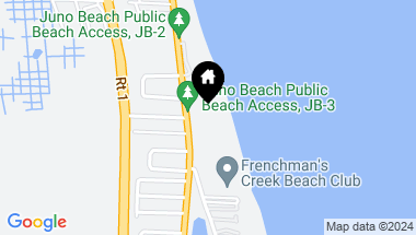 Map of 570 Ocean Drive 1302, Juno Beach FL, 33408