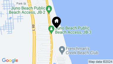 Map of 600 Ocean Drive 3d, Juno Beach FL, 33408