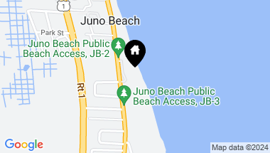 Map of 708 Ocean Drive, Juno Beach FL, 33408