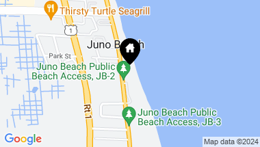 Map of 800 Ocean Drive 601, Juno Beach FL, 33408