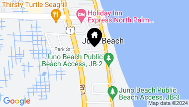 Map of 471 Surfside Lane, Juno Beach FL, 33408