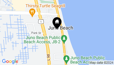 Map of 461 Venus Drive North, Juno Beach FL, 33408