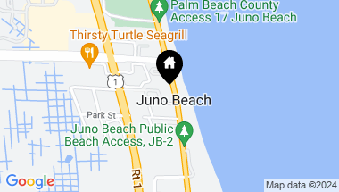 Map of 911 Ocean Drive 201, Juno Beach FL, 33408