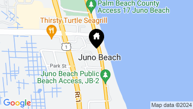 Map of 911 Ocean Drive 802, Juno Beach FL, 33408