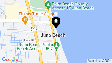 Map of 900 Ocean Drive 301, Juno Beach FL, 33408
