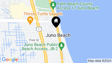 Map of 911 Ocean Drive 204, Juno Beach FL, 33408