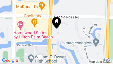Map of 1113 Vintner Boulevard, Palm Beach Gardens FL, 33410