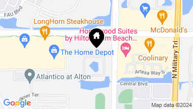 Map of 4851 Bonsai Circle 215, Palm Beach Gardens FL, 33418