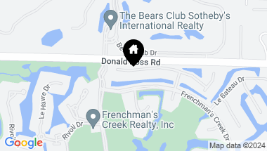 Map of 3370 Degas Drive W, Palm Beach Gardens FL, 33410